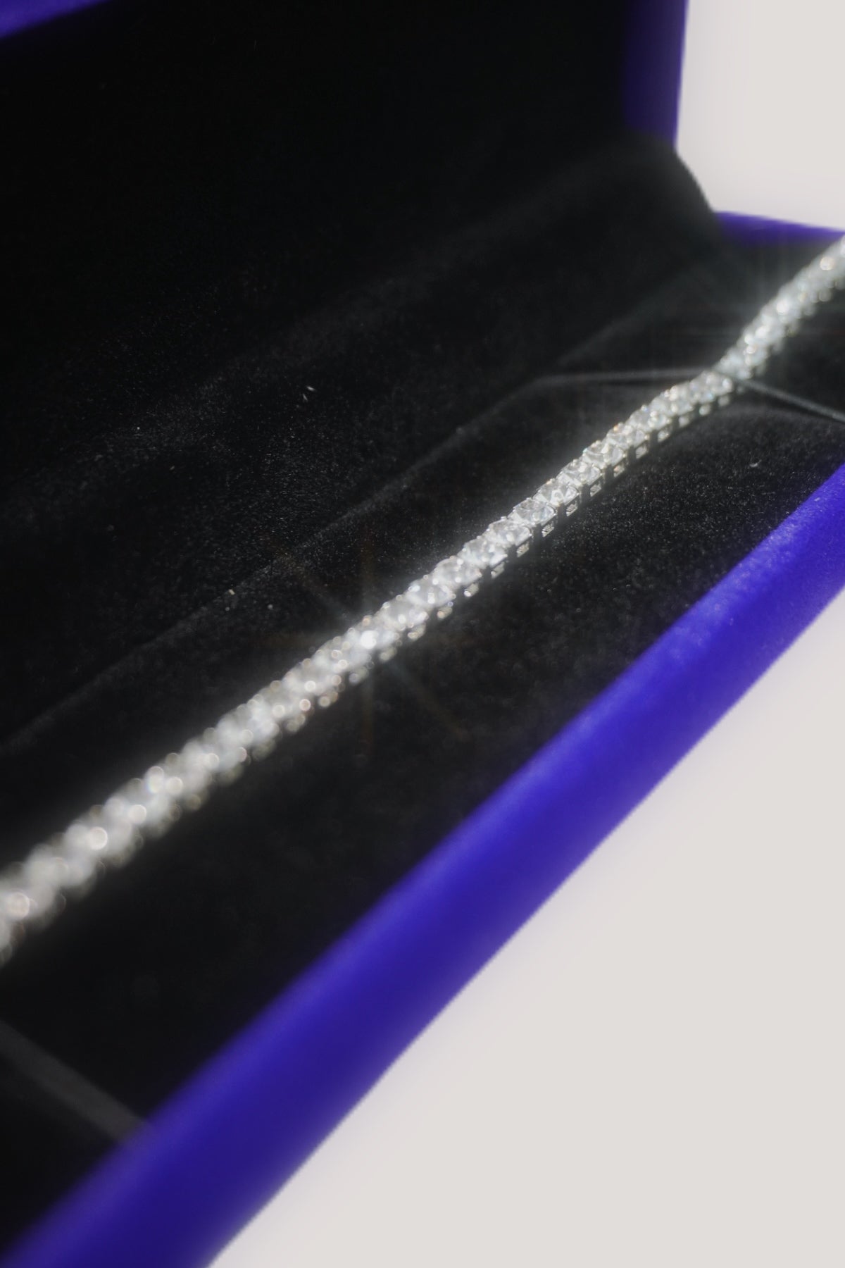 צבע כסף | Silver Lineᴾᴷ צמיד טניס