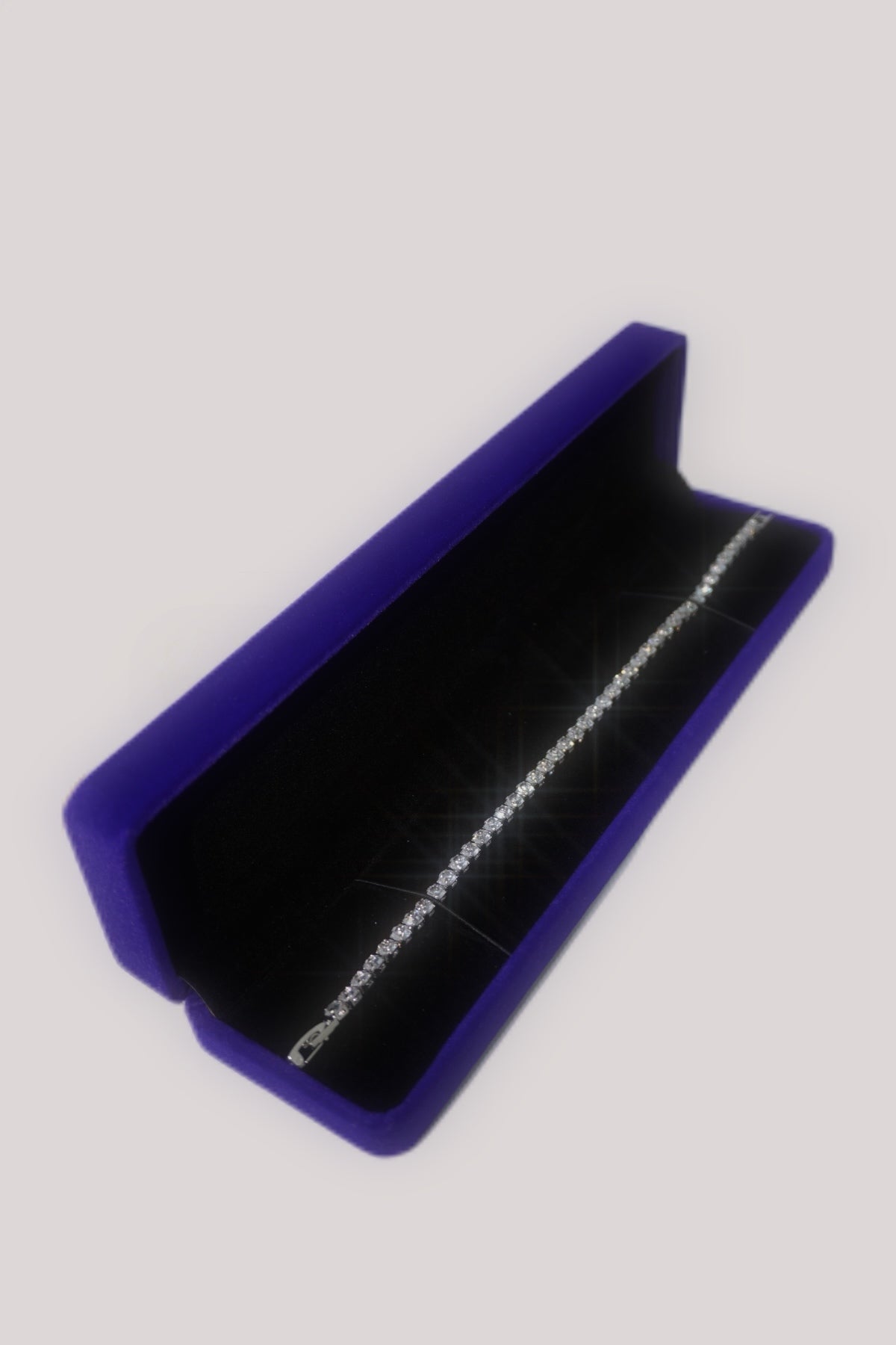 צבע כסף | Silver Lineᴾᴷ צמיד טניס