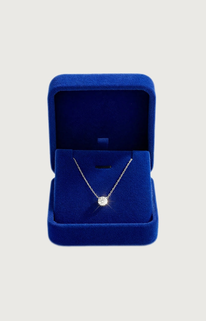 שרשרת מואסנייט  Crystal Novaᴾᴷ | ציפוי כסף 925