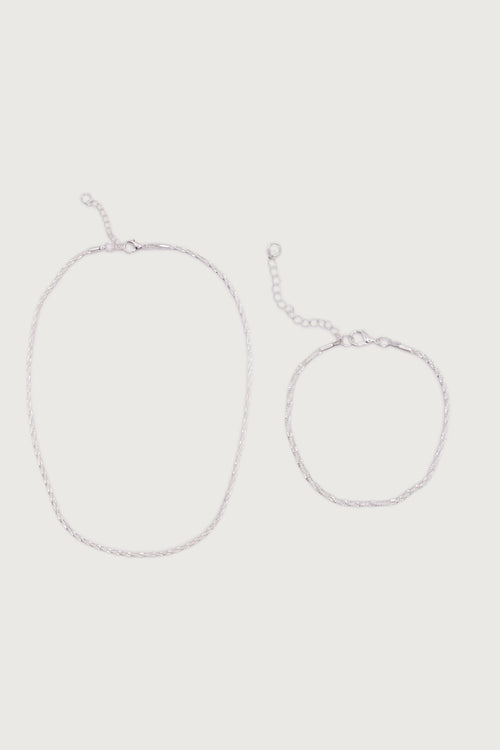 Asayag ᴾᴷ| צמיד + שרשרת בעיצוב עדין ונקי